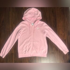 Nike Zip Up Hoodie - Women's S - Light Pink
